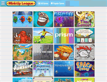 Tablet Screenshot of miniclipleague.com